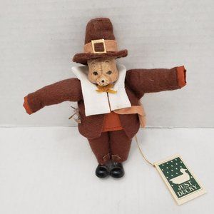 Just Ducky Small Folk Art Pigrim by Poet Animal